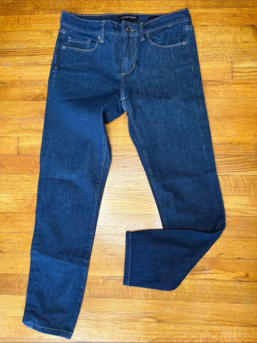 Banana Republic Women’s Skinny Jeans in Deep Blue Denim